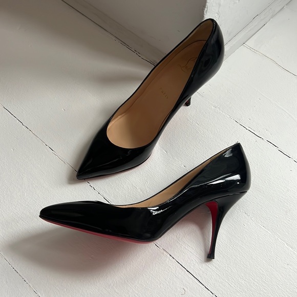 Christian Louboutin size 39 patent black leather - Picture 6 of 6